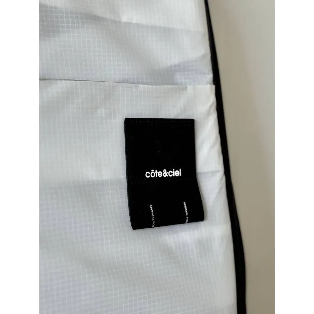 Cote and Ciel White Layered Isar Backpack Technical Ripstop